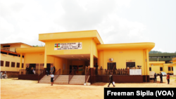 Tribunal de grande instance de Bangui, le 16 octobre 2017. (VOA/Freeman Sipila)