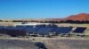 FILE - This solar electicity hybrid system is situated at the Gobabeb desert research station in the Namib Desert, Namibia. The nation has high hopes for its ability to produce "green hydrogen" from natural resources like wind and sun, both of which it has in abundance.