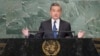 Chinese Foreign Minister Wang Yi addresses the 77th session of the United Nations General Assembly, at U.N. headquarters in New York, Sept. 24, 2022.