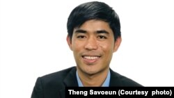 លោក ថេង សាវឿន ប្រធានសមាគមសម្ព័ន្ធសហគមន៍កសិករកម្ពុជា (CCFC)។ (រូបផ្តល់ឲ្យដោយ​លោក ថេង សាវឿន)