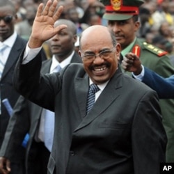 FILE - Sudanese President Omar al-Bashir arrives at the promulgation of Kenya's New Constitution at the Uhuru Park grounds in Nairobi, Aug. 27, 2010.
