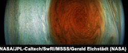 This enhanced-color image of Jupiter’s Great Red Spot was created by citizen Gerald Eichstädt using data from NASA’s Juno spacecraft ( Credit: NASA/JPL-Caltech/SwRI/MSSS/Gerald Eichstädt.)