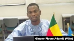 Le ministre de la Santé, Benjamin Hounkpatin, au Bénin, le 24 septembre 2018. (VOA/Ginette Fleure Adandé)