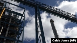The AES Corporation's coal-fired plant is shown in Kapolei, Hawaii, Aug. 18, 2022. (AP Photo/Caleb Jones)
