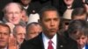 President Obama taking the oath of office