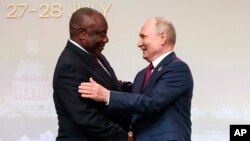 Putin da Ramaphosa