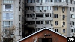 4월 23일 러시아군 미사일 공격으로 파괴된 우크라이나 오데사 도심 건물