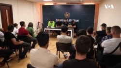 "Wolt" şirkəti ilə narazı olan kuryerlər mətbuat konfransı keçirib