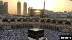 2018년 순례객들로 인산인해를 이루고 있는 이슬람 성지 메카 (자료사진)