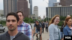 The Congress Street Bridge in Austin, Texas