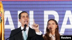 Samoproklamovani lider Venecuele Huan Gvaido