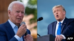 پائیڈن اور ٹرمپ۔اے ایف پی فوٹو