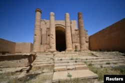 A view shows the ancient city of Hatra, south of Mosul, Iraq, April 27, 2017.