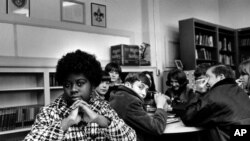 FILE - Linda Brown Smith, date and location unknown. Smith was a third grader when her father started a class-action suit in 1951 of the Brown v. Board of Education of Topeka, Kansas, which led to the U.S. Supreme Court's 1954 landmark decision against sc