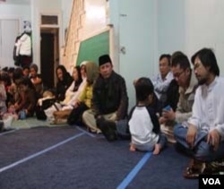 Pengajian di Masjid Al-Falah Philadelphia.