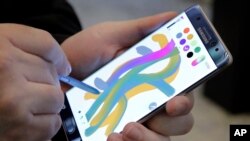 Samsung issued a recall of its new Galaxy Note 7 device last month after receiving several reports of overheating problems.