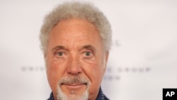 Tom Jones arrives at the NARM Music Biz 2013 Dinner Party at the Hyatt Regency Century City Plaza Hotel on May 9, 2013 in Century City, Calif.