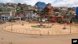  ምስራቃዊ ኮንጎ ቡካቩ የሚገኘው የነጻነት አደባባይ፡ የካቲት 8 2017 ዓ.ም፡፡ (AP Photo/Janvier Barhahiga)