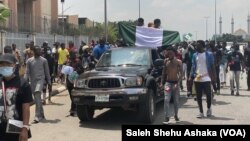 Lokacin zanga-zangar Endsars (Mun yi amfani da wannan hoto don nuna misalin zanga-zanga)