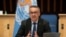 Tedros Adhanom Ghebreyesus, Director General of the World Health Organization speaks during a session of the Executive Board on the coronavirus disease (COVID-19) outbreak in Geneva, Jan. 21, 2021.