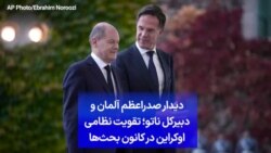 دیدار صدراعظم آلمان و دبیرکل ناتو؛ تقویت نظامی اوکراین در کانون بحث‌ها