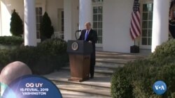 Tramp devor qurish uchun favqulodda vaziyat e'lon qildi