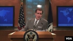  美国国务院发言人柯比（美国之音叶林摄）