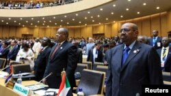 30일 에티오피아 수도 아디스 아바바에서 아프리카연합 정상회담이 열린 가운데, 회원국 정상들이 개막식에 참가했다.