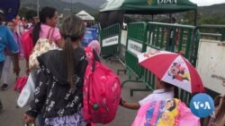 Venezuelans Flood Colombian City After Border Crossing Re-opened
