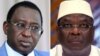 This combination of two file pictures shows (at L) Malian presidential candidate, Soumaila Cisse, and (at R) Malian presidential candidate Ibrahim Boubacar Keita, dubbed IBK. 