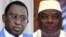 This combination of two file pictures shows (at L) Malian presidential candidate, Soumaila Cisse, and (at R) Malian presidential candidate Ibrahim Boubacar Keita, dubbed IBK. 