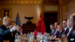 美中代表在华盛顿举行贸易谈判（2019年1月30日美联社）