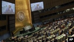 Sekretaris Jendral PBB Ban Ki-Moon mengatakan kepada wartawan, Suriah merupakan prioritas utama dalam pertemuan Majelis Umum tahun ini (foto: Dok).