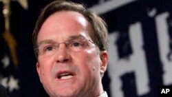 FILE - Michigan Attorney General Bill Schuette.