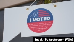 Thai American Early Voting in Los Angeles, California