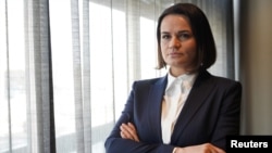 ბელარუსის ოპოზიციის ლიდერი სვიატლანა ციხანუსკაია