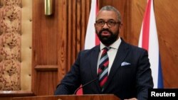 英国外交发展大臣詹姆斯·克莱弗利（James Cleverly）（资料照）