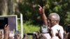 FILE - Uganda's former Prime Minister Amama Mbabazi, now a presidential candidate, speaks to the media at a gathering in Jinja town in eastern Uganda, Sept. 10, 2015. Mbabazi has accused the electoral commission of being one-sided and partisan.