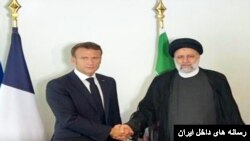 دیدار رئیسی مکرون- خبرگزاری مهر