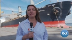 VOA Gets Exclusive Access to Vessel in Odesa Preparing to Export Ukrainian Grain