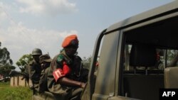 Les militaires des Forces Armées de la République Démocratique du Congo patrouillent à Beni, le 19 août 2016.