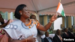 Simone Gbagbo, l'épouse de l'encien président ivoirien Laurent Gabgbo emprisonné à la Cour Pénale de La Haye pour crime des guerres postélectroale de 2011.