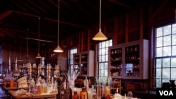 Thomas Edison’s lab in Fort Myers, where he tried to create an artificial rubber-like substance. (Carol M. Highsmith)