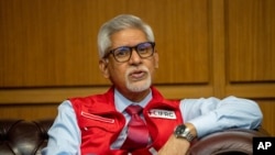 FILE - Jagan Chapagain, secretary-General of the International Federation of Red Cross and Red Crescent Societies urged the international community on Aug. 20, 2023, to provide more funds to help Sudanese people trapped in a monthslong fighting between rival generals.