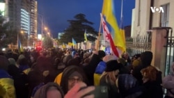 Tbilisidə Ukraynaya dəstək aksiyası