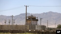 រូប​ឯកសារ៖ ​មូលដ្ឋាន​អាកាស ​Bagram នៅ​ប្រទេស​អាហ្វហ្គានីស្ថាន កាល​ពី​ថ្ងៃ​ទី​២៥ ខែ​មិថុនា ឆ្នាំ​២០២១។