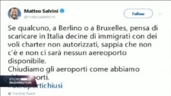 Čarter letovi sa imigrantima neće biti prihvaćeni na italijanske aerodrome