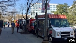 华盛顿街头的餐车（资料照）