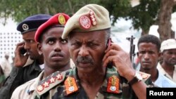  Kwamandan sojojin Somaliya a yankin Baidoa, Abdukadir Ali Dini.
