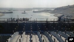 FILE - Tabqa dam at Ar-Raqqah, Syria during inauguration in 1973. 